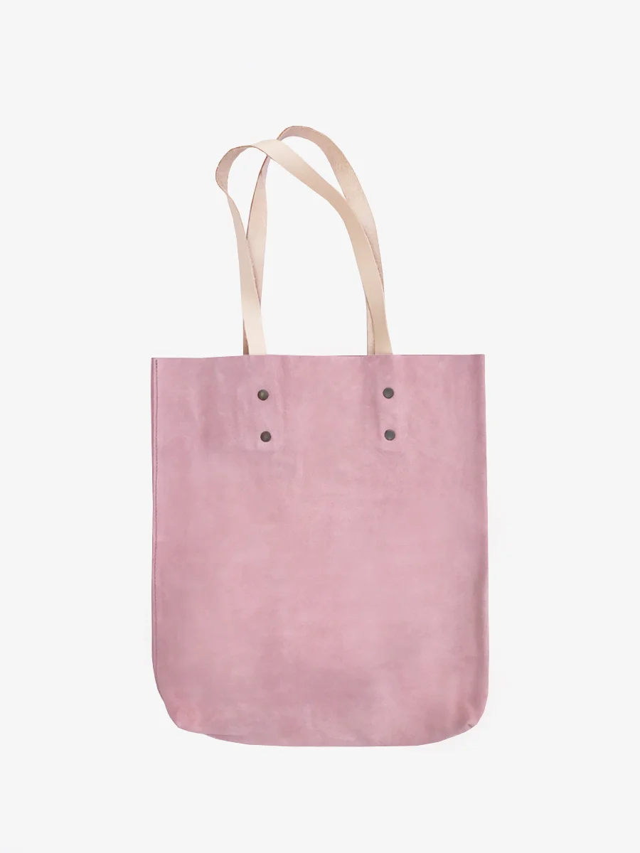 Pink suede tote best sale